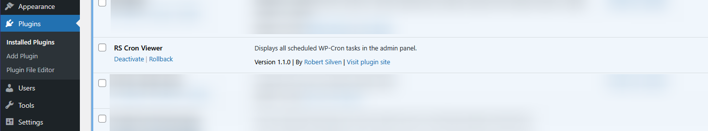 Admin Menu Integration